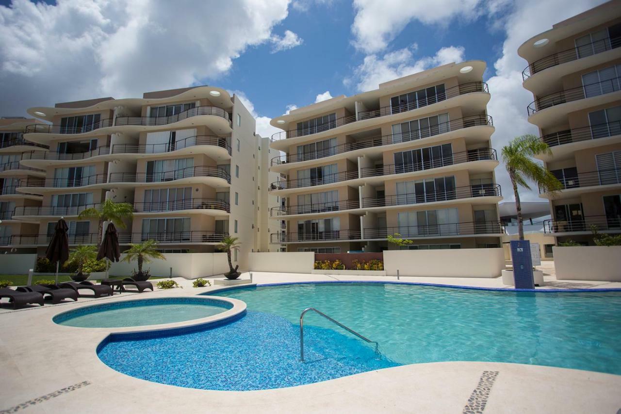 3Br Apt With Pool Cancún Zewnętrze zdjęcie