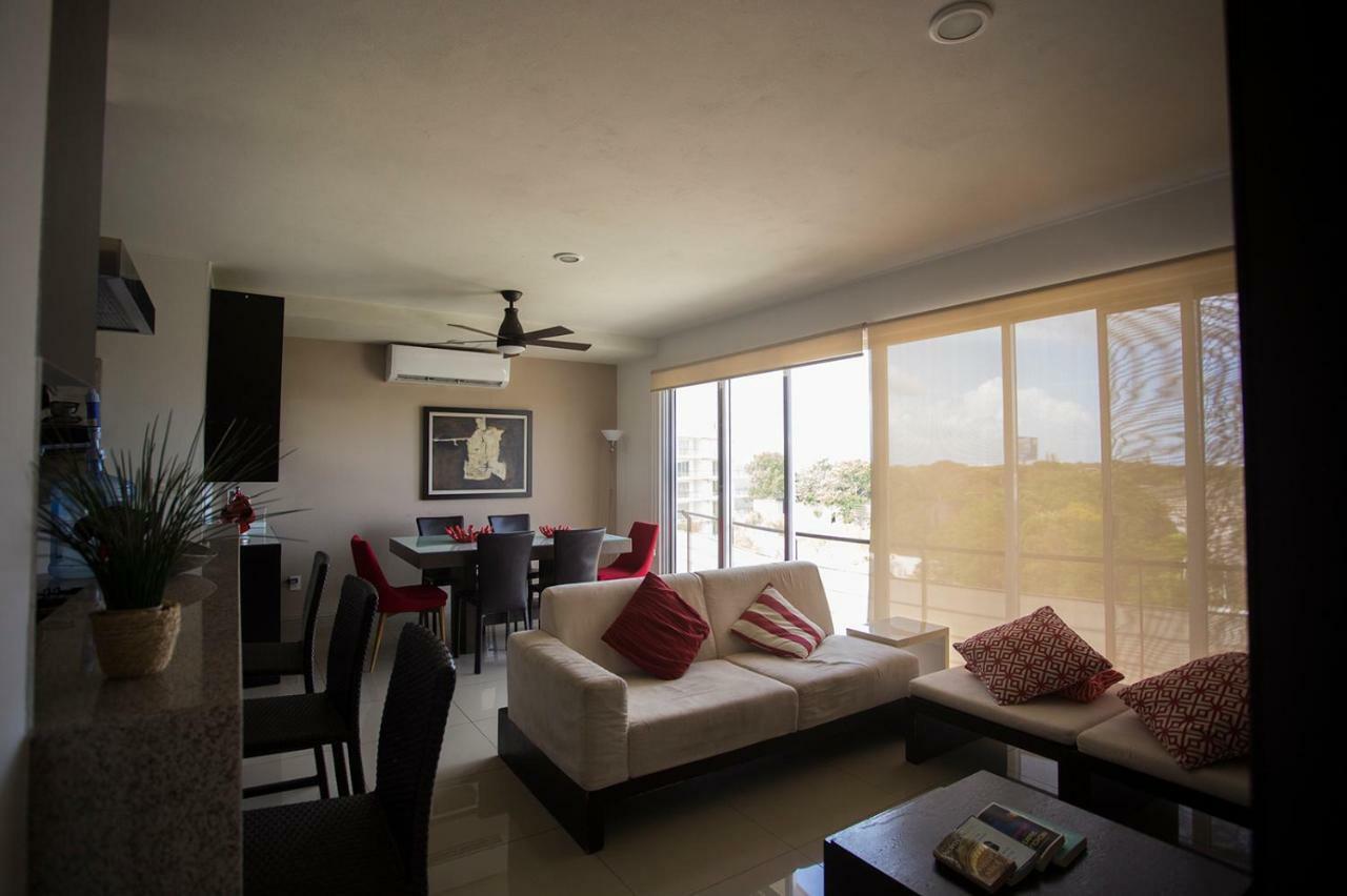 3Br Apt With Pool Cancún Zewnętrze zdjęcie